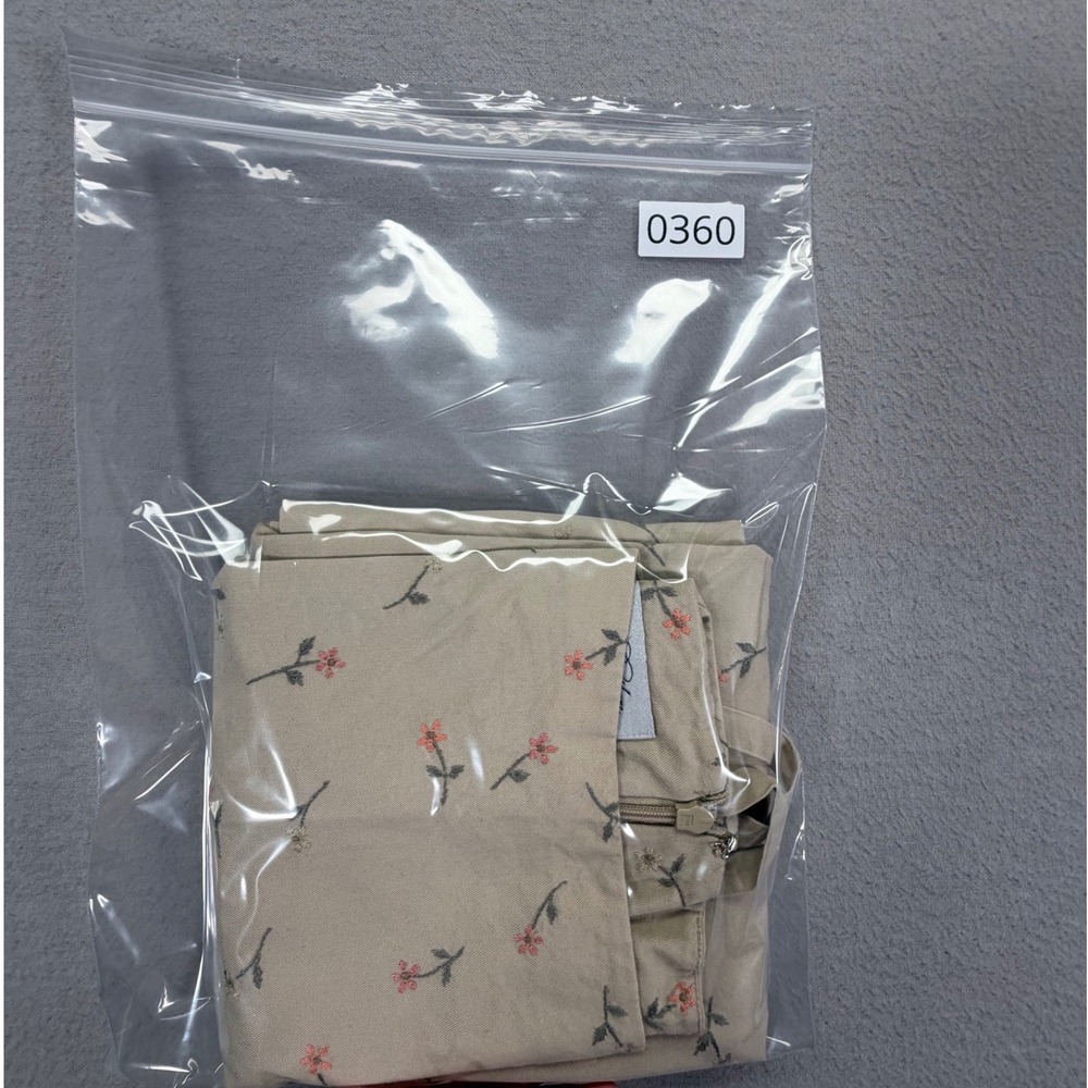 Brooks Brothers Floral Embroidered Cotton Sheath Dress Beige Pink 10 - Picture 10 of 10